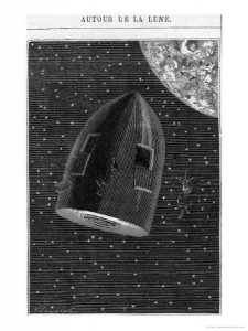 Autour de la Lune  - Ilustratie Hetzel